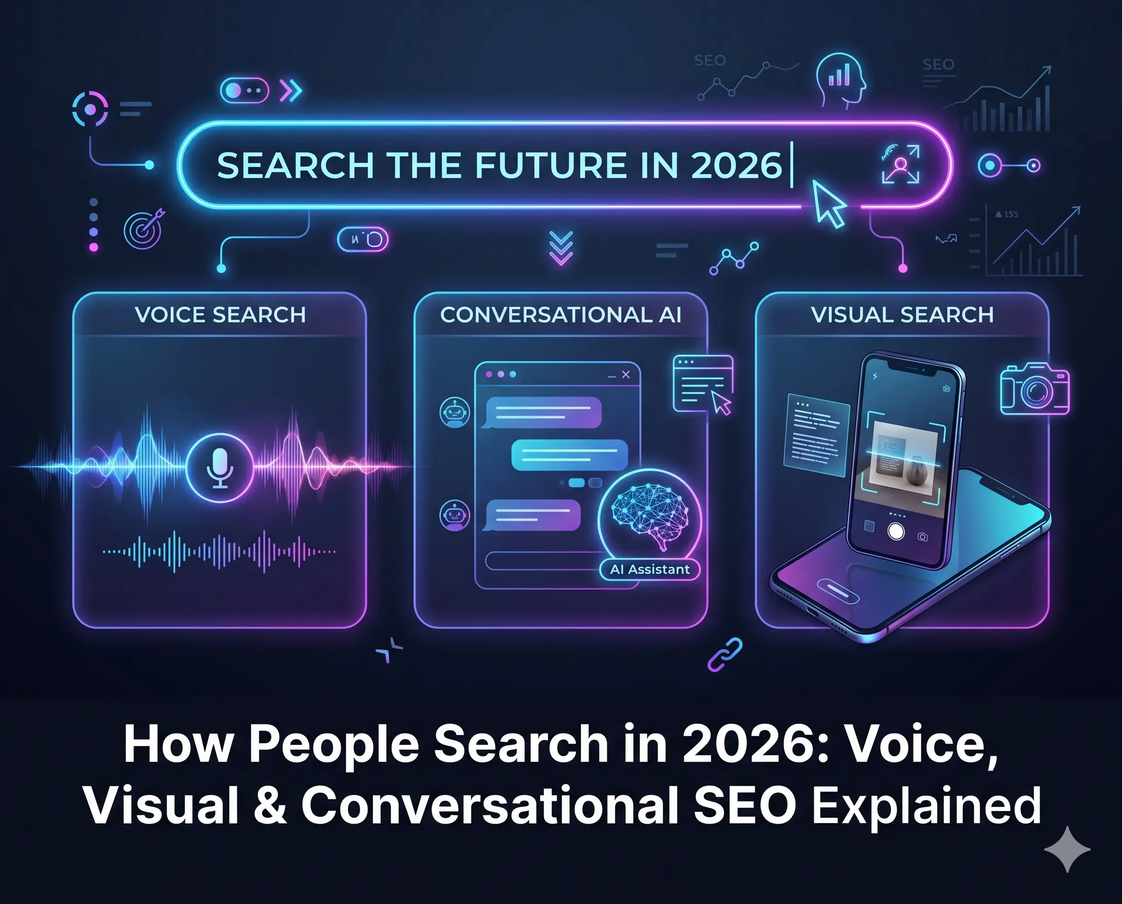 How People Search in 2026: Voice, Visual & Conversational SEO Explained