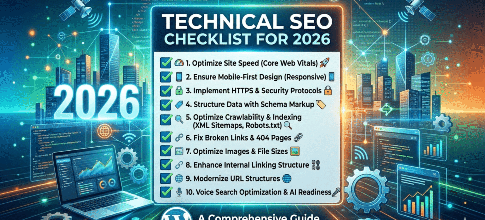 Technical SEO checklist 2026